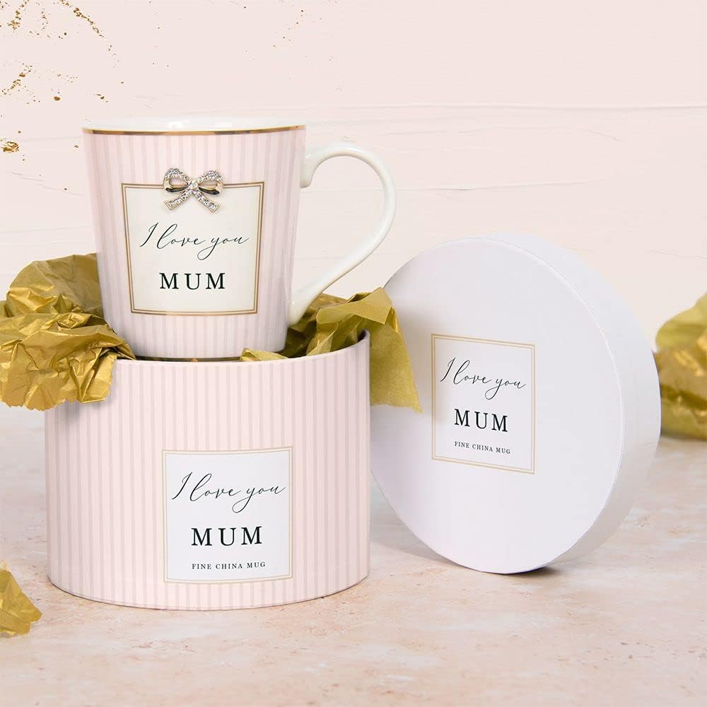 Lesser & Pavey “I Love You Mum” Fine China Mug – Madelaine Hearts Design