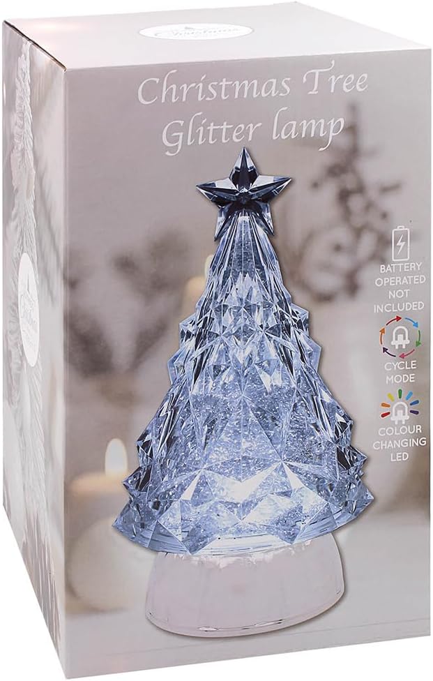 Swirling Christmas Tree Lamp