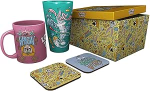 Looney Tunes Mug, Glass and Coaster Gift Box
