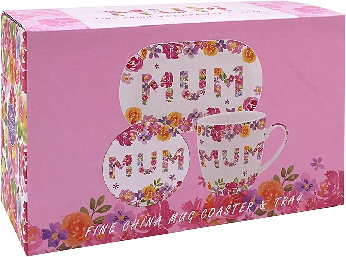 Jennifer Rose Gallery Mum Mug Coaster & Tray Set