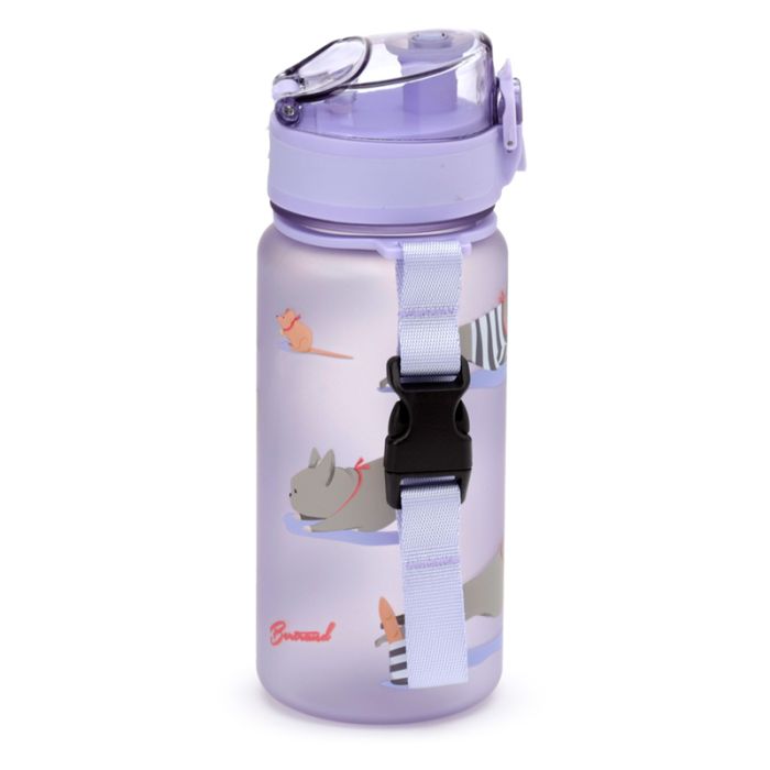 Bertrand the French Bulldog Pop Top 350ml Shatterproof Children's Bottle
