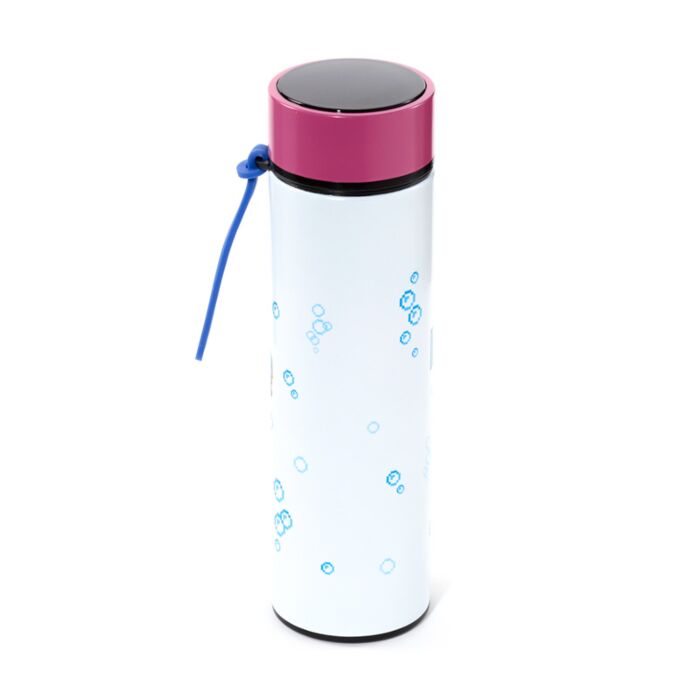 Puckator Minecraft Axolotl Hot & Cold Digital Thermometer Bottle