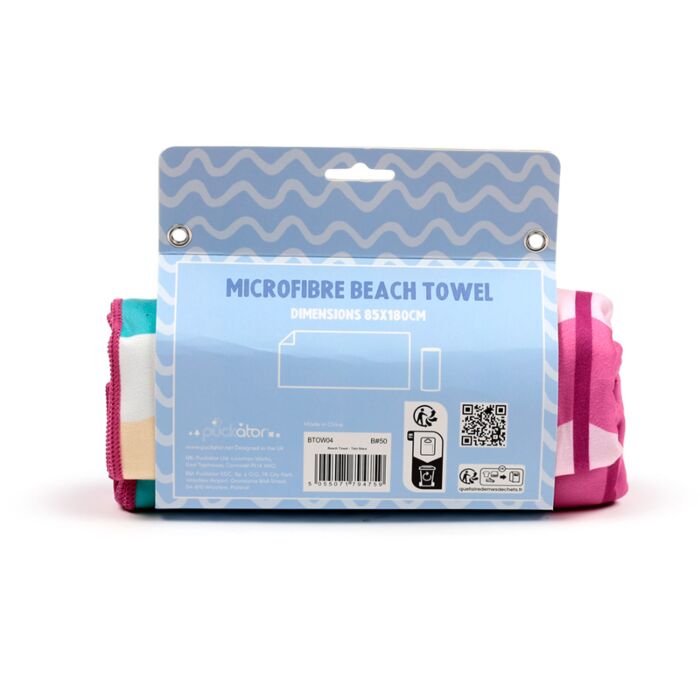 Beach Life Surf Microfibre Beach Towel