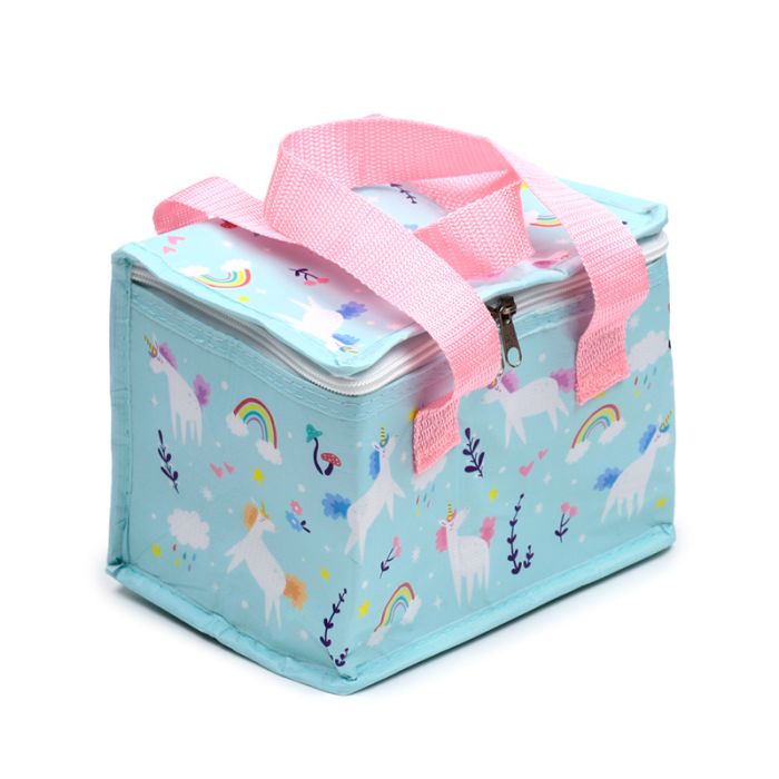 Eco-friendly unicorn insulated lunch bag – pastel design