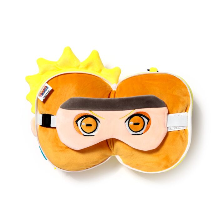 Eye mask detail with Naruto eyes – Relaxeazzz travel set