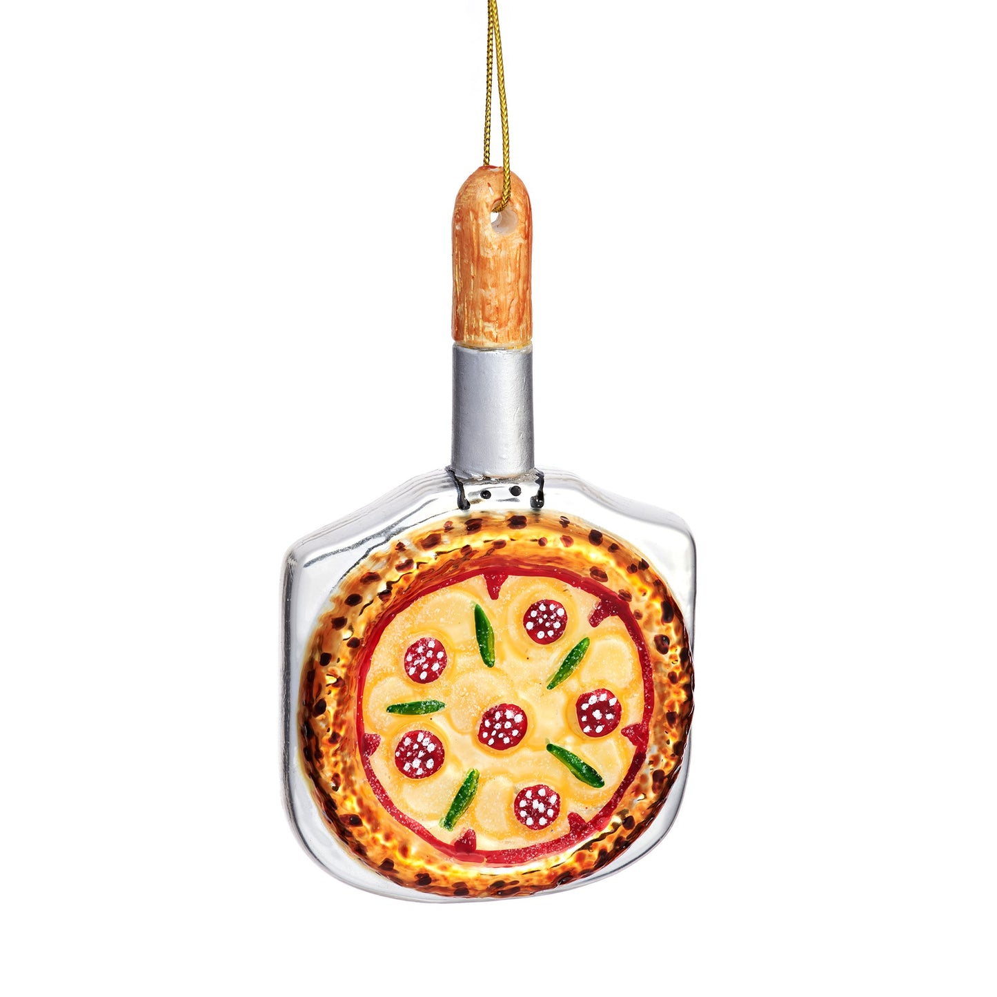 Sass & Belle Pizza on Board Bauble – Fun Food Christmas Tree Ornament