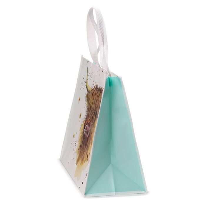 Jan Pashley Highland Coo Cow Reusable Shopping Bag