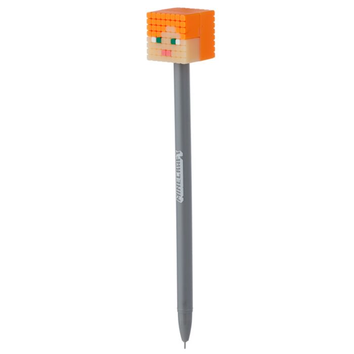 Set of 4 Minecraft Fine Tip Pens with Silicone Topper