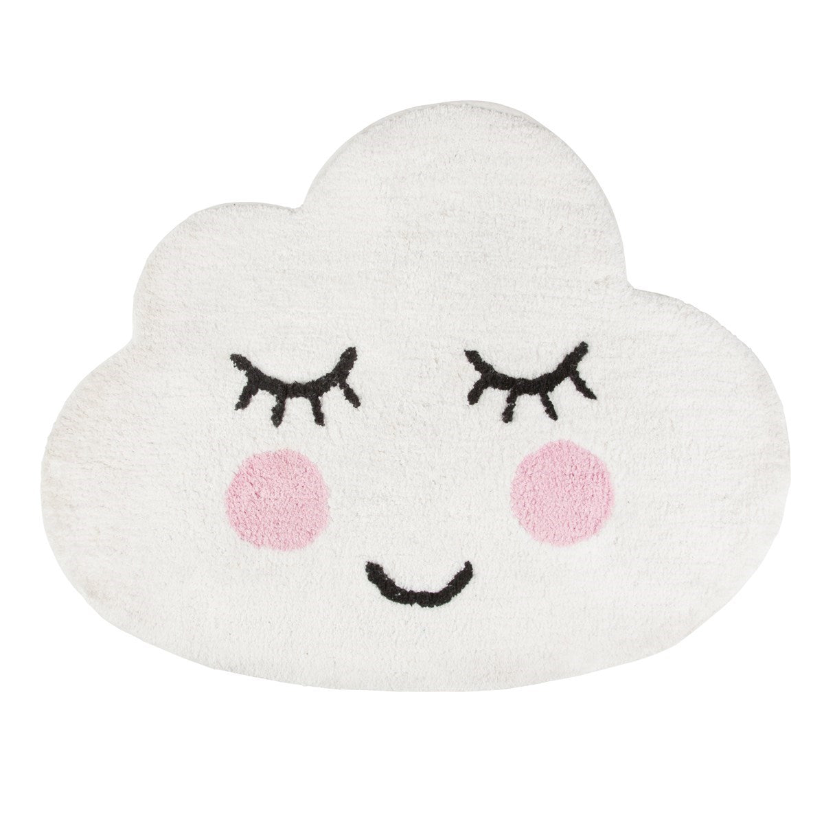 Sweet Dreams cloud shaped nursery rug