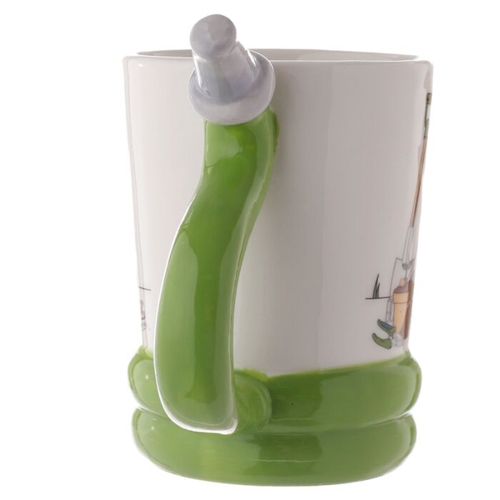Garden Hose Shaped Handle Mug