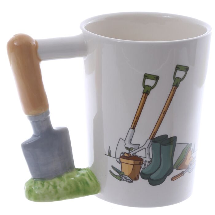 Garden Trowel Shaped Handle Mug