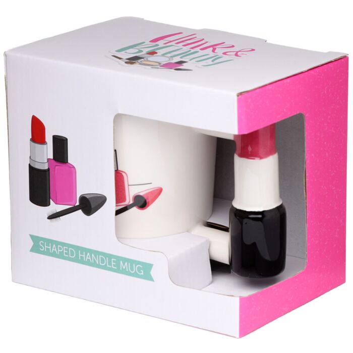 Lipstick Shaped Handle Mug