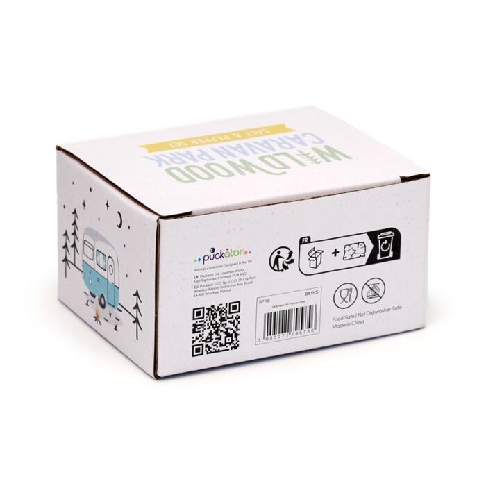 Home Is Where You Park It Caravan Ceramic Salt & Pepper Shaker Set