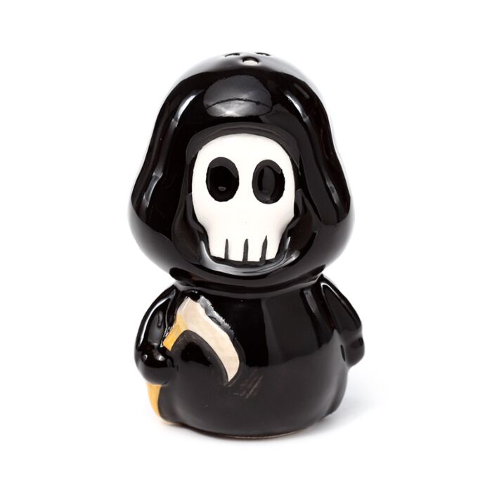Skull Boy & Ghost Boy Ceramic Salt & Pepper Shakers