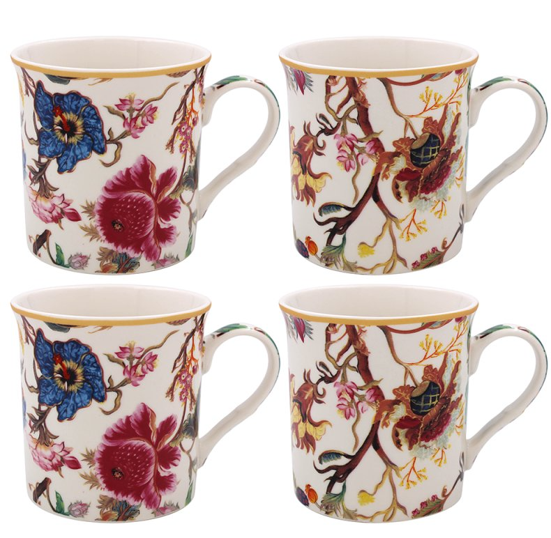 William Morris Anthina Set Of 4 Mugs