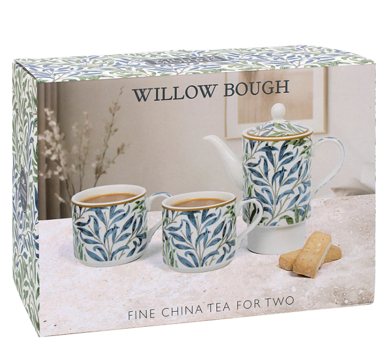 The Leonardo Collection William Morris Willow Bough Tea for Two Set
