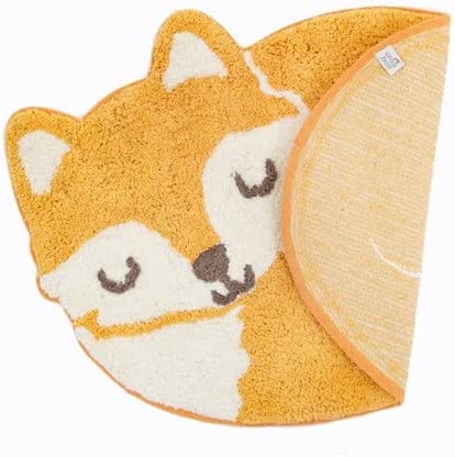 Sass & Belle Woodland Fox Rug Kids Bedroom Nursery Cotton Carpet Mat Nursery