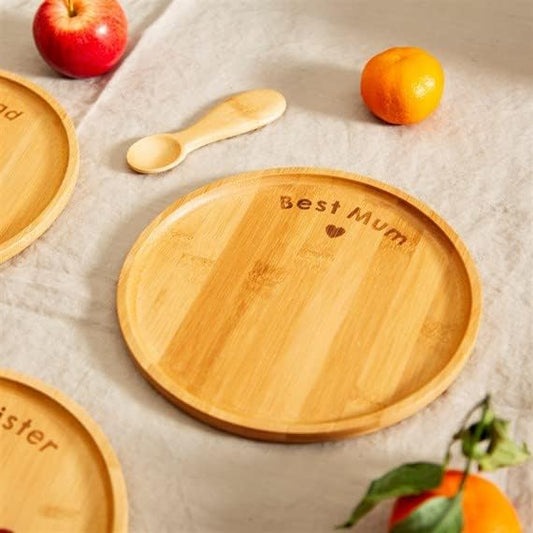 Best Mum Bamboo Plate
