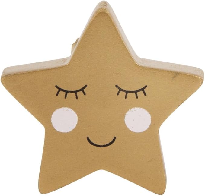 Children’s bedroom golden star drawer handle decorative knob