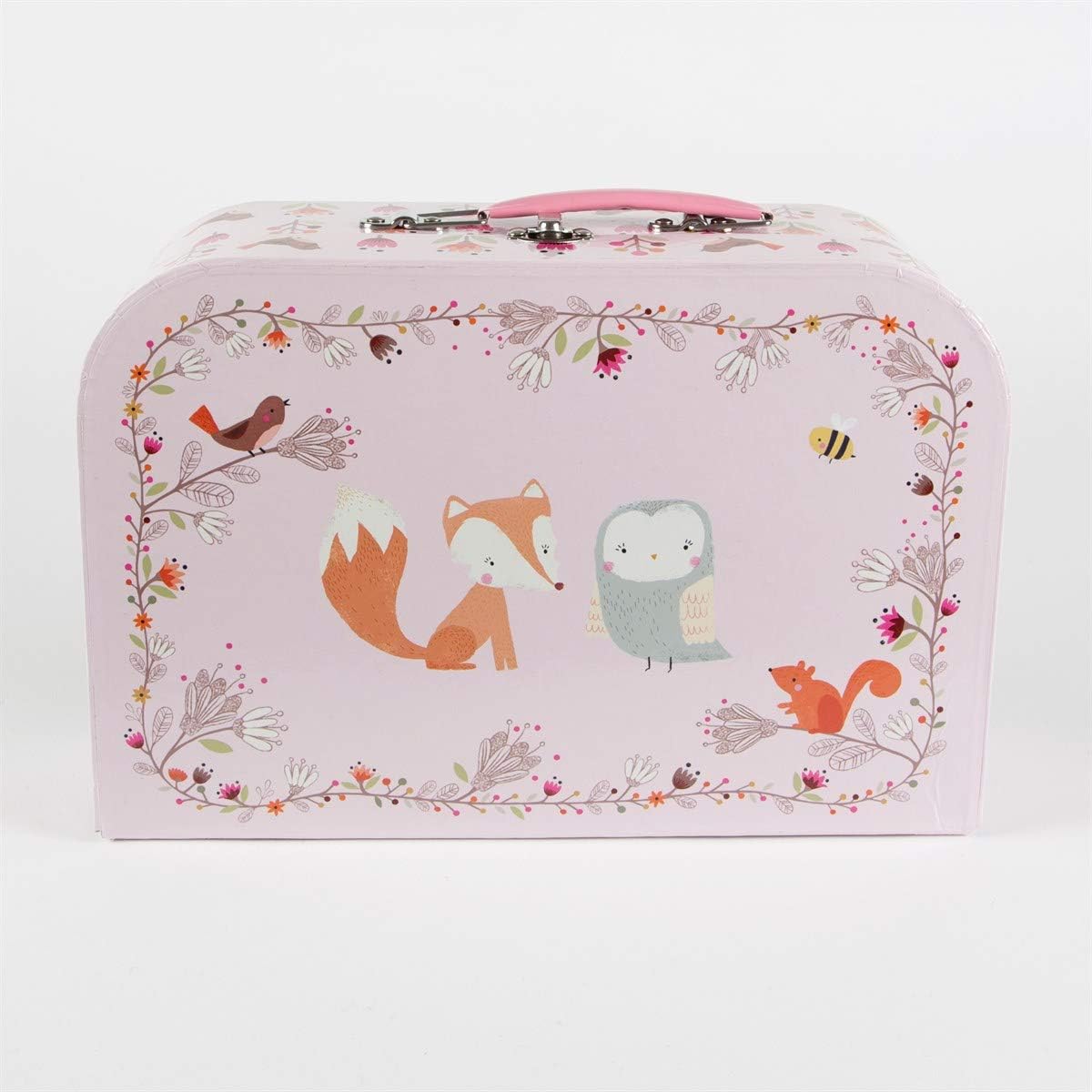 Cute woodland animals kids tea set with cups plates and teapot