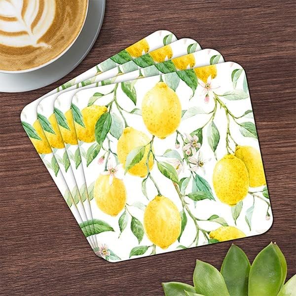 Lemon Grove Coasters Set of 4