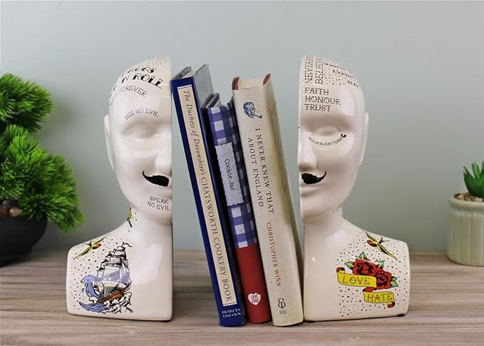 Phrenology Bookends