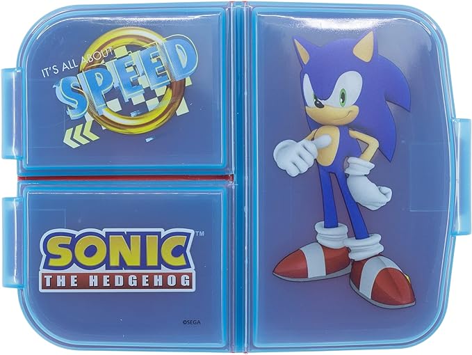 Sonic The Hedgehog 3 Compartment Lunch Box