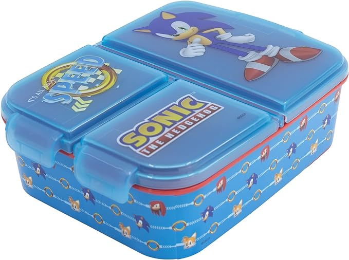 Sonic The Hedgehog 3 Compartment Lunch Box