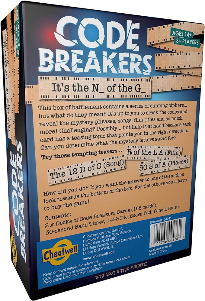 Cheatwell Games Code Breakers