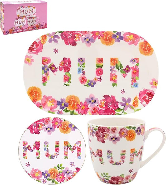 Jennifer Rose Gallery Mum Mug Coaster & Tray Set