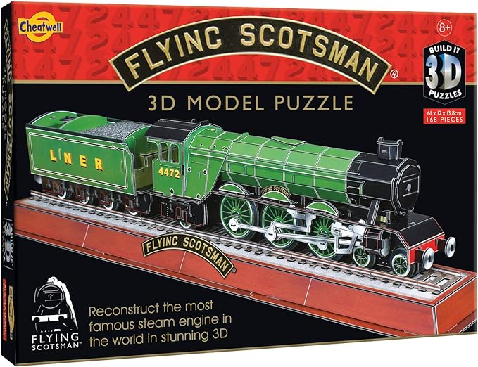 Cheatwell Games Flying Scotsman Build-It 3D Puzzle