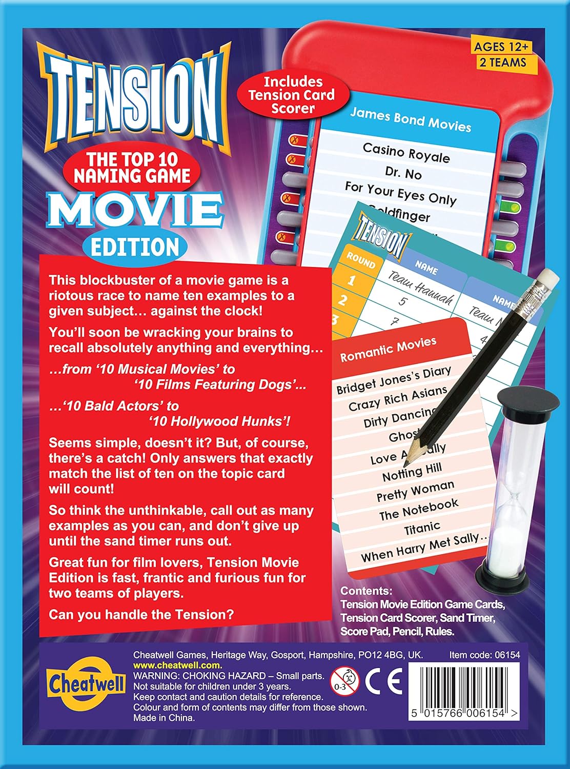 Cheatwell Games Tension Movie Edition