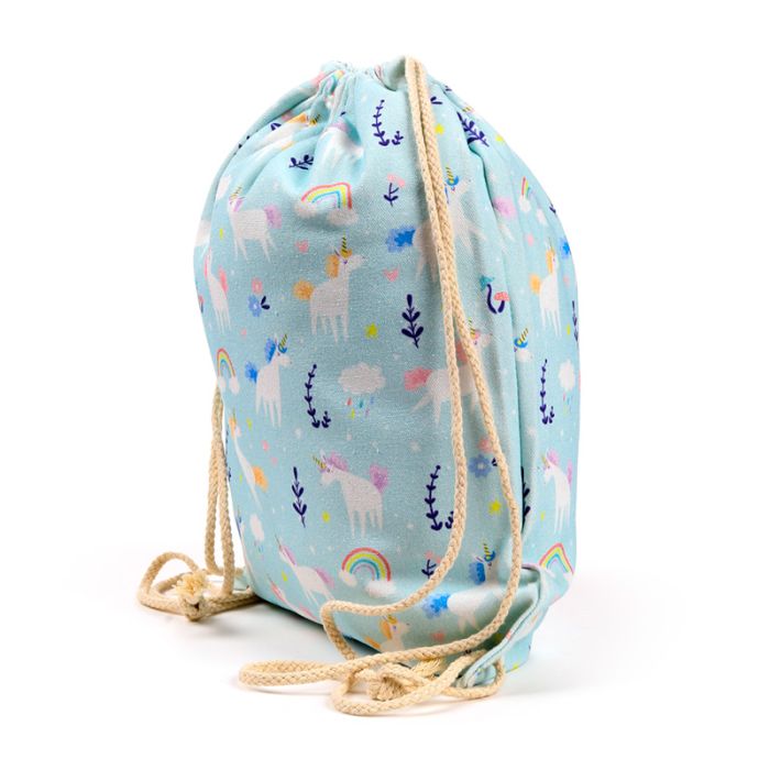 Unicorn Magic Canvas Drawstring Bag