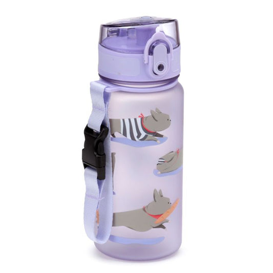 Bertrand the French Bulldog Pop Top 350ml Shatterproof Children's Bottle