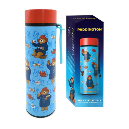 Puckator Paddington Bear Hot & Cold Thermometer Bottle 450ml