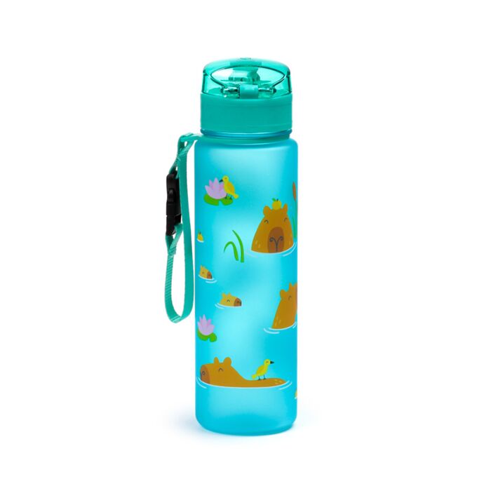 Puckator Capybara Pop Top 600ml Shatterproof Bottle