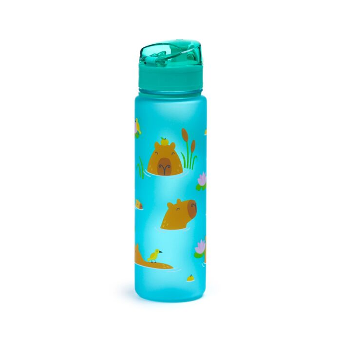 Puckator Capybara Pop Top 600ml Shatterproof Bottle