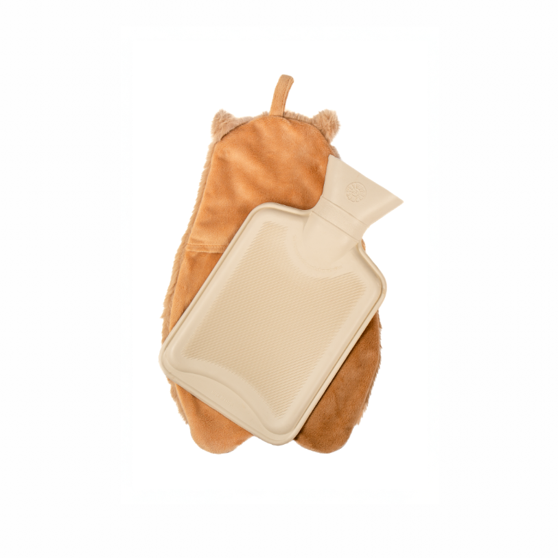 Sass & Belle Coco Capybara Hot Water Bottle – rubber inner with removable plush cover