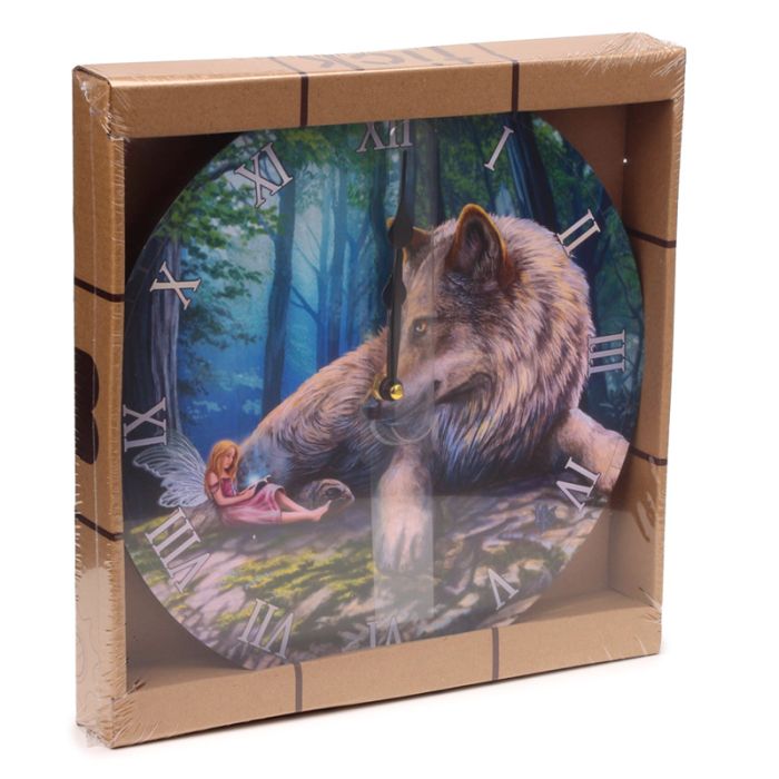 Lisa Parker Fairy Stories Fairy & Wolf Picture Clock