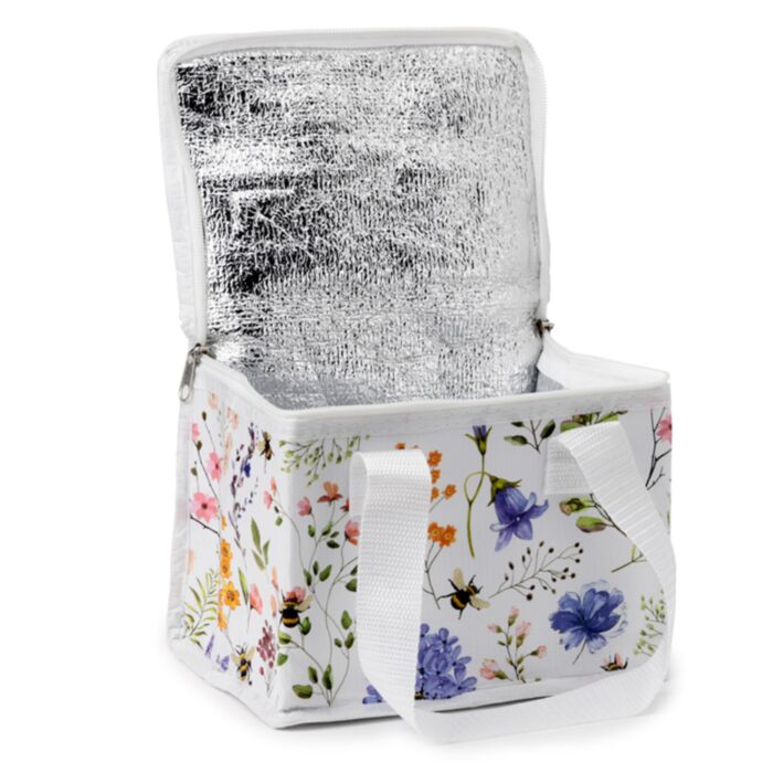 Nectar Meadows RPET cooler lunch bag angled front view