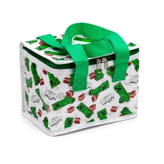 Minecraft Creeper and TNT RPET Insulated Lunch Bag