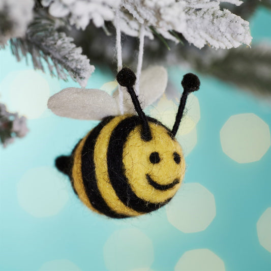 Bee Happy Felt Hanging Decoration