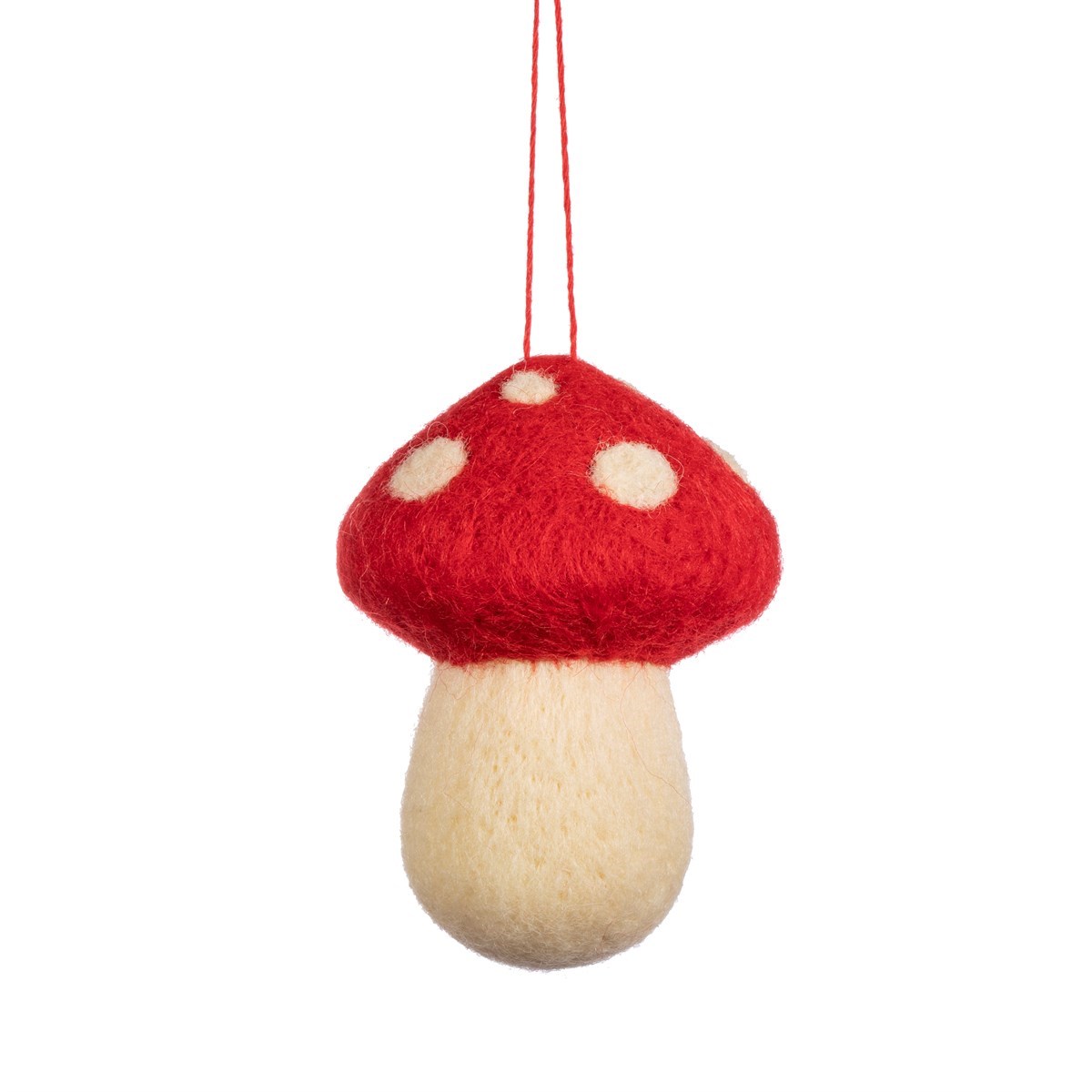 Felt Mushroom Hanging Decoration