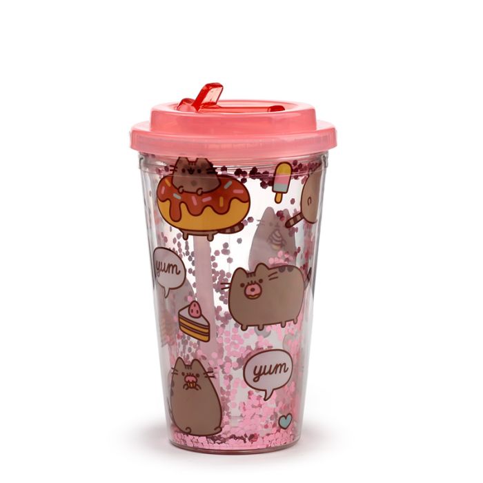 Shatterproof Pusheen Foodie Double Walled Cup & Straw