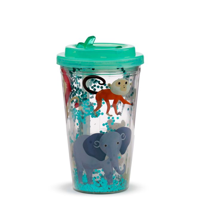 Shatterproof Zooniverse Double Walled Cup & Straw