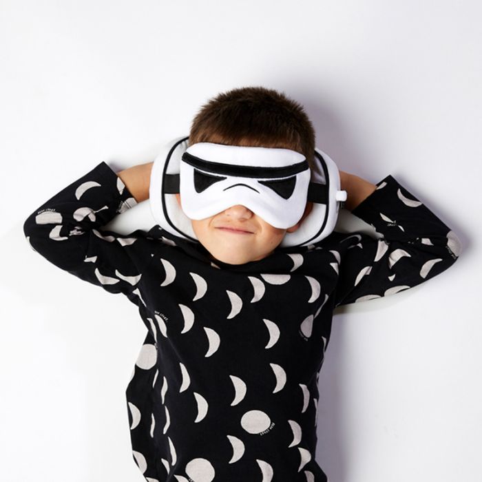 Relaxeazzz The Original Stormtrooper Shaped Plush Travel Pillow & Eye Mask