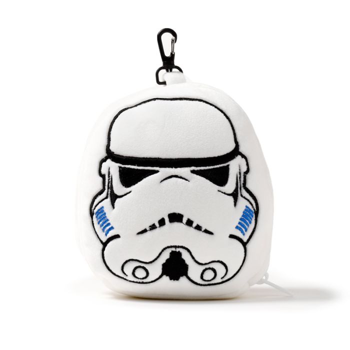 Relaxeazzz The Original Stormtrooper Shaped Plush Travel Pillow & Eye Mask