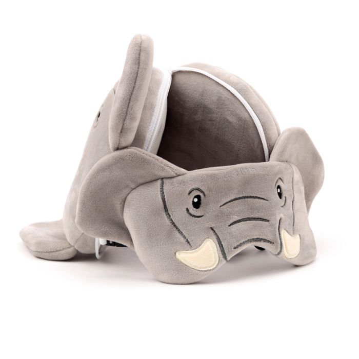 Relaxeazzz Elephant Plush Travel Pillow & Eye Mask