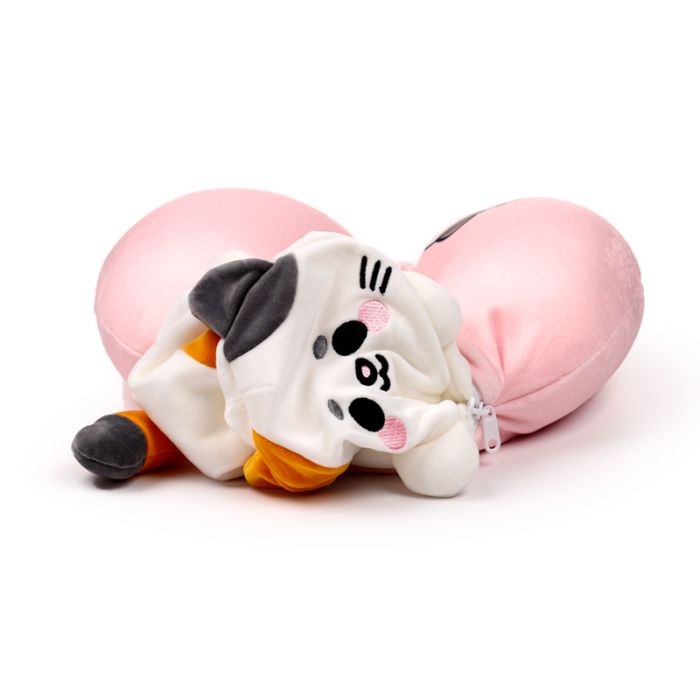 Swapseazzz Adoramals Cat 2-in-1 Plush Travel Pillow & To