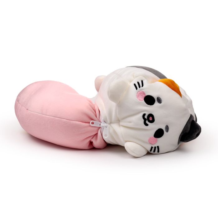 Swapseazzz Adoramals Cat 2-in-1 Plush Travel Pillow & To